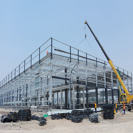 Q355-Galvanized-Prefabricated-Steel-Structure-Warehouse-with-Ce-Aisc-ISO